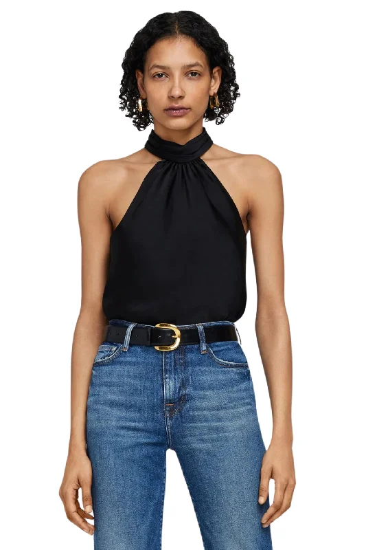 Thea Halter Top Monochromatic Office Style