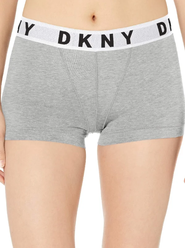 Women's Brand Logo Printed Boxer,Light Grey Refined Women's Velvet