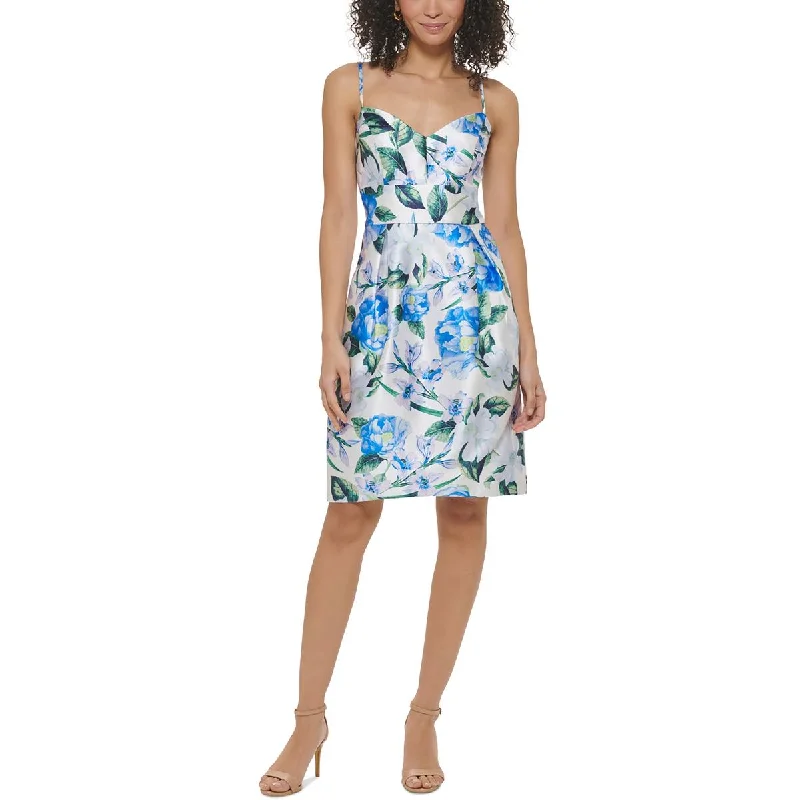 Eliza J Womens Pleated  Cocktail And Party Dress