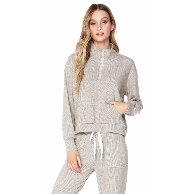 Quarter Zip Sweater Sharp Women's Italian