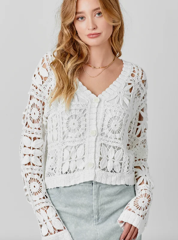 The Jules Crochet Cardigan