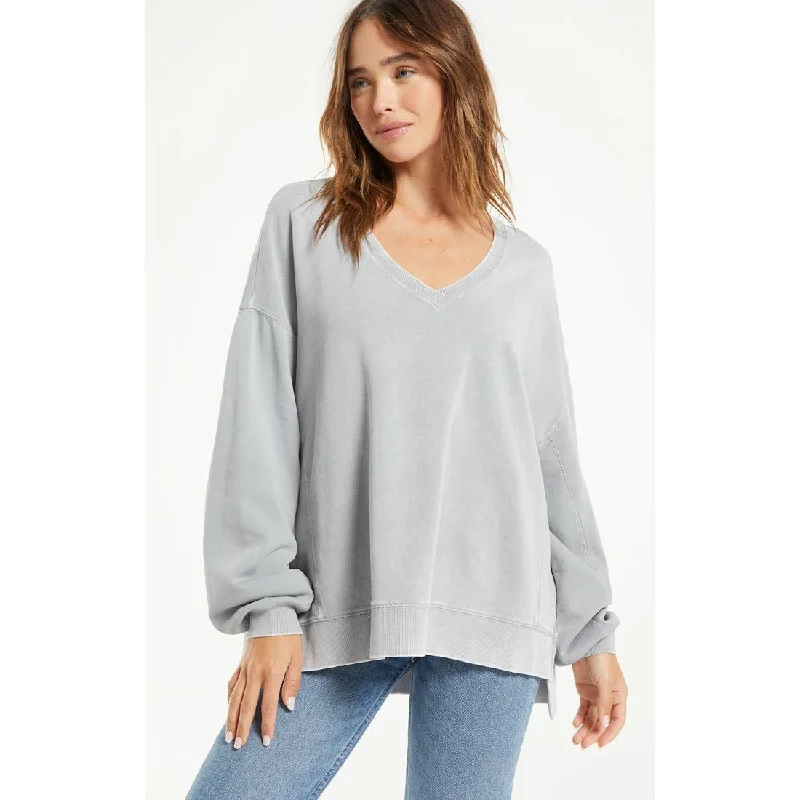 Washed V-Neck Modern Weekender Sustainable Organic