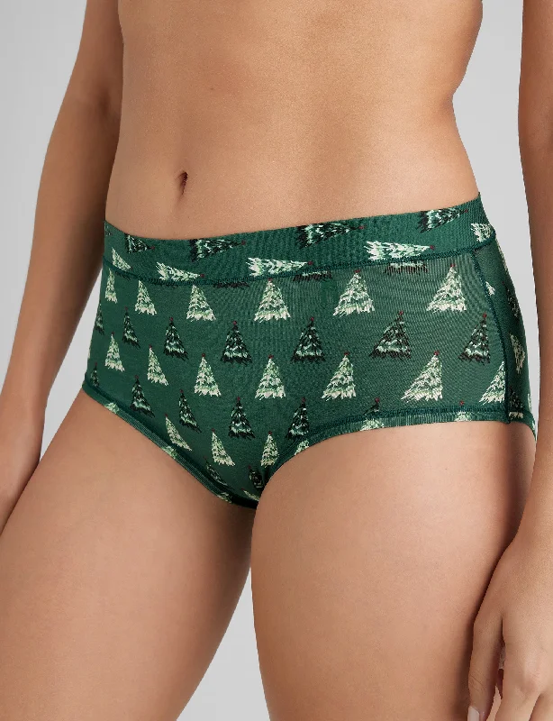 Women's Cool Cotton High Rise Brief Artistic Women's Hand - painted