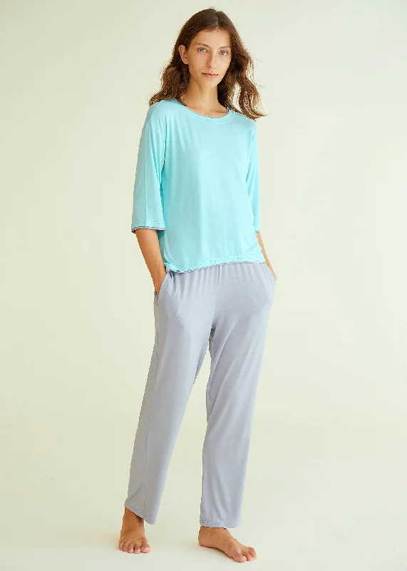 Women's Half Sleeve Bamboo Viscose Pajama Set