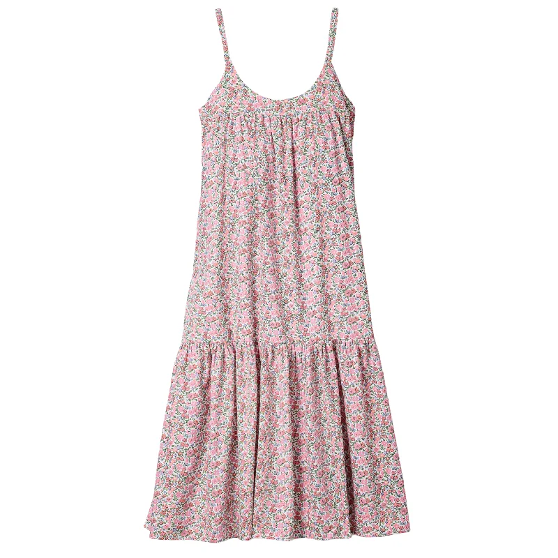 Women's Twill Chloe Nightgown in Fleurs de Rose